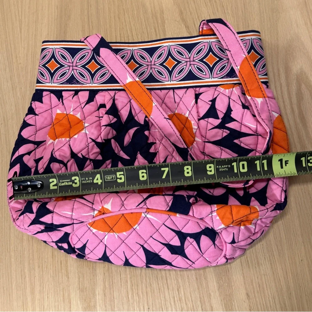 Vera Bradley Loves Me Tote Bag Purse Retired Pattern Pink, Orange